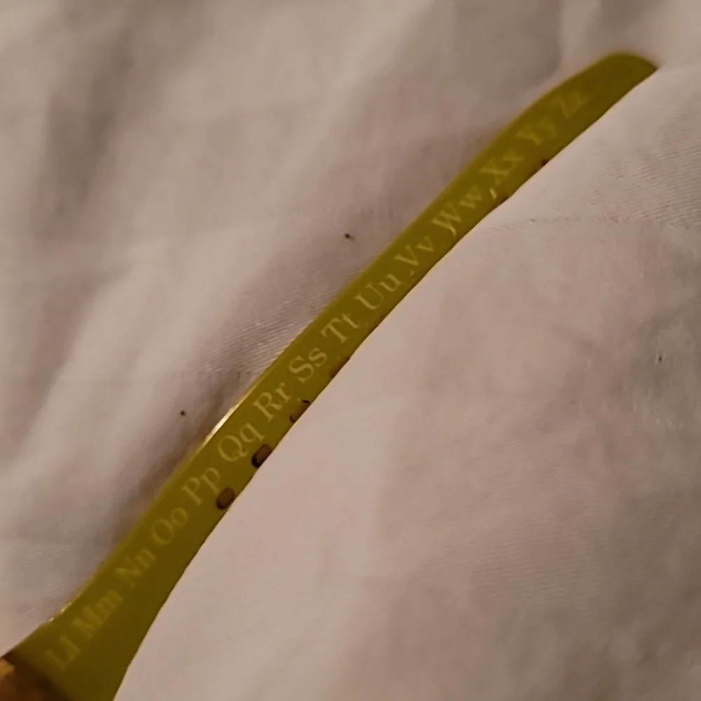 Swatch Lady XYZ Working‎ But Dirty & Used Watch Pink Green Alphabet